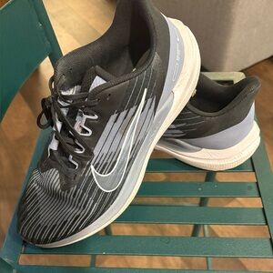 Nike Black and Light Gray Athletic Trainers